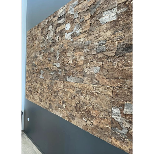 Korkplade til v�g, dekorativ og lydisolerende