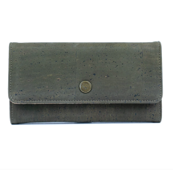 Pung i kork, olivengrn