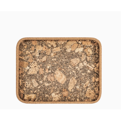 Serveringsbakke i kork med natur m�nster