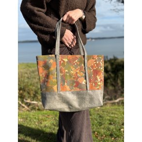 Shopperbag i vaskbart papir og kork