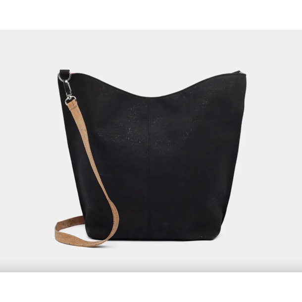 Dametaske i sort kork