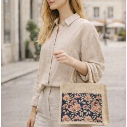 Taske i jute med kork