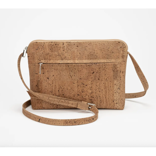 Dametaske i kork, tobaccofarvet