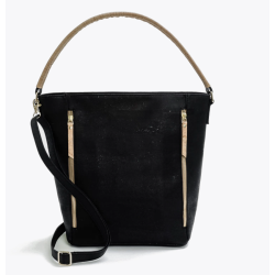 Dametaske i kork, sort