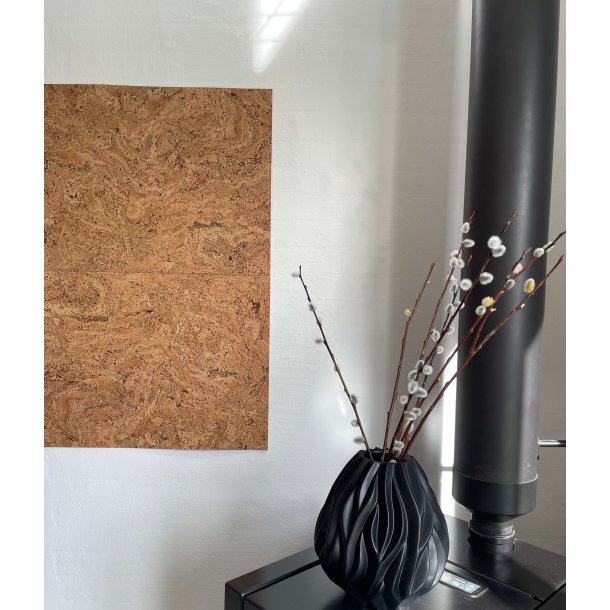 Korkplade i natur kork, v�gdekoration, opslagstavle