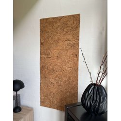 Korkplade i natur kork, v�gdekoration, opslagstavle