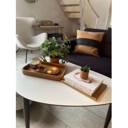 Yin Yang lysdekoration i kork