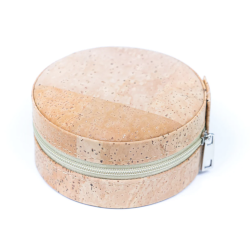 Smykkeskrin i kork i natur, rund