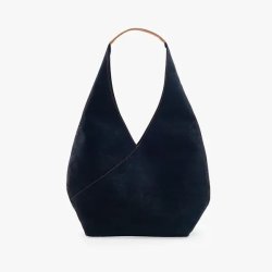 Dametaske med knaplukning, mrkebl