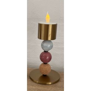 MyCandle lysestage med 3 kugler - model Sidsel