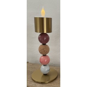 MyCandle lysestage med 4 kugler - model Sidsel