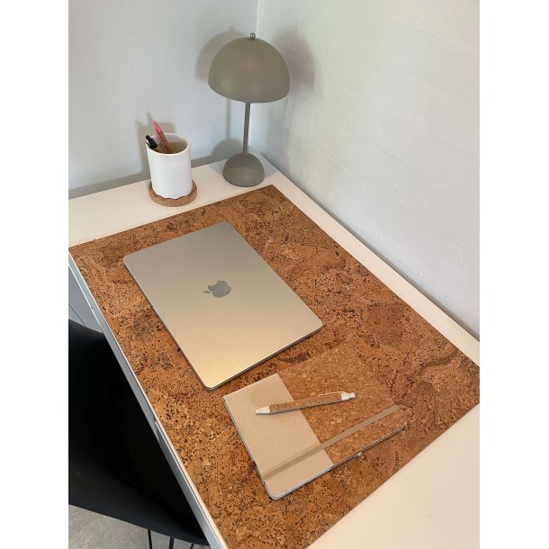 Skriveunderlag i naturkork