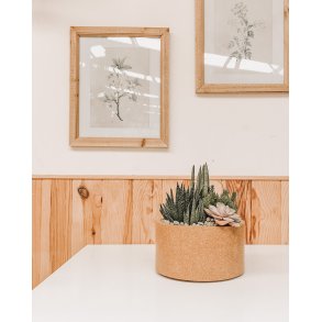 Blomsterskjuler i kork, stor