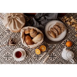 Frugt- og brdpose med kork, str. M