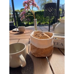 Frugt- og brdpose med kork, str XS