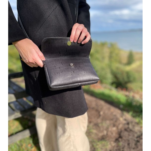 Lille taske i sort kork