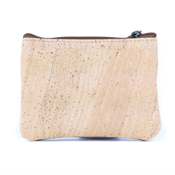 Mntpung i kork, natur og mrkegrn med brune lynlse 