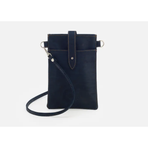 Mobiltaske i sort korklder