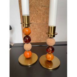 MyCandle lysestage med 3 kugler - model Tove