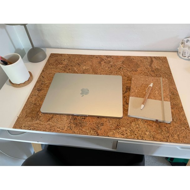 Skriveunderlag i naturkork