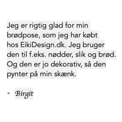 Frugt- og brdpose med kork, str. M