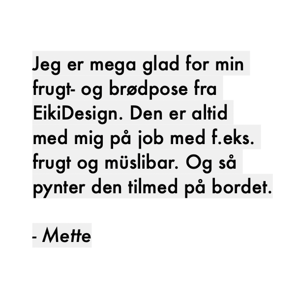 Frugt- og brdpose med kork, str L