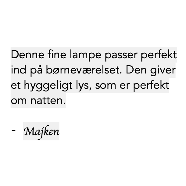 Bordlampe i kork, lille