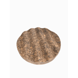 Blyantholder i hvid keramik med bund af brndt kork