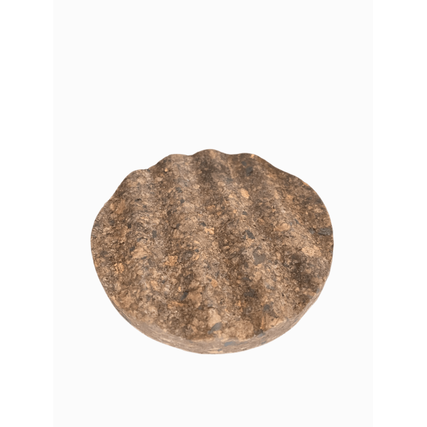 Blyantholder i hvid keramik med bund af brndt kork