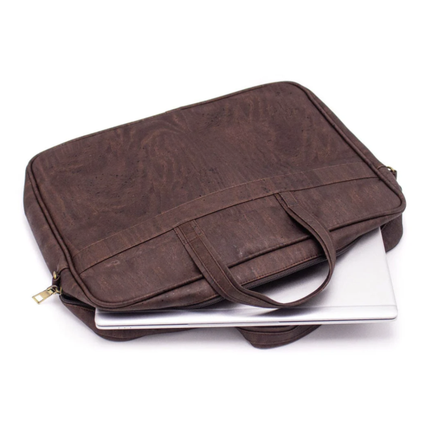 Arbejdstaske i kork til brbar computer, brun