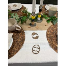 Pskeg i restkork og genbrugsmaterialer - variant 6