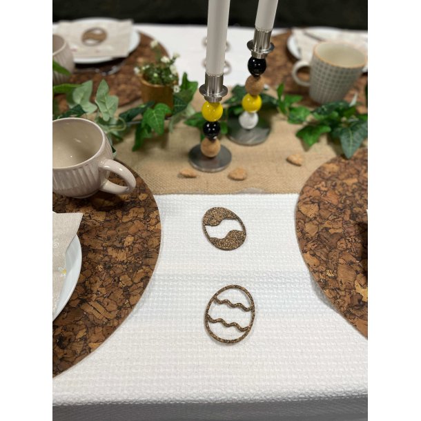 Pskeg i restkork og genbrugsmaterialer - variant 3