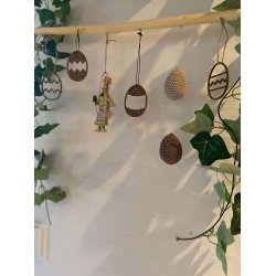 Pskeg i restkork og genbrugsmaterialer - variant 1