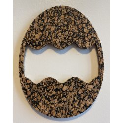 Pskeg i restkork og genbrugsmaterialer - variant 3