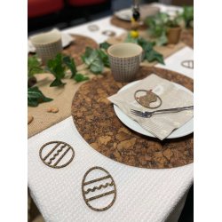 Pskeg i restkork og genbrugsmaterialer - variant 6