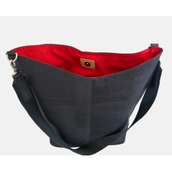 Dametaske i sort kork