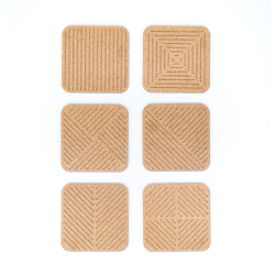 Glasbrikker i kork med opbevaring